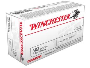 Winchester USA 38 Special 130gr FMJ 50rd