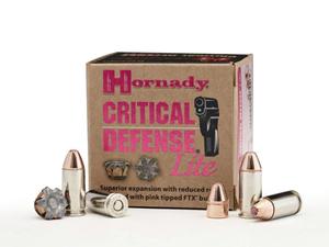 Hornady Critical Defense Lite 9mm 100gr FTX 25rd