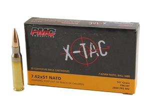 PMC X-Tac 7.62 NATO 147gr FMJ BT 20rd