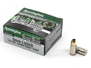 Remington Ultimate Defense 9mm 124gr BJHP 20rd