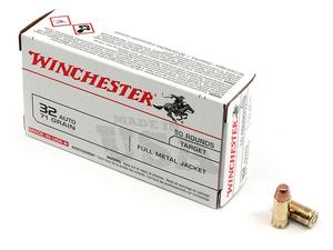 Winchester Ammo USA .32 ACP 71 gr Full Metal Jacket 50rd