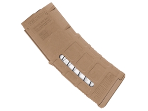 Magpul PMAG 30 AR/M4 Gen M3 Window 5.56/.223 30rd Magazine, Medium Coyote Tan