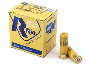 Rio Wing & Target 20GA 2.75" 7/8oz #7.5 Shot 25rd