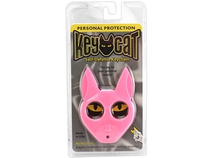 Key Cat Self Defense Keychain, Pink