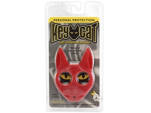 Key Cat Self Defense Keychain, Red