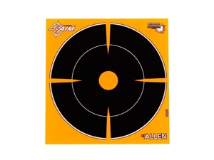 Allen EZ Aim 6in Adhesive Splash Bullseye Target, 12 Pack