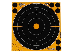 Allen EZ Aim 8in Adhesive Splash Bullseye Target, 6 Pack