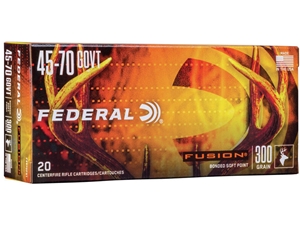 Federal Fusion 45-70 Govt 300rd 20rd