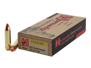 Hornady Custom .450 Bushmaster 250gr FTX 20rd