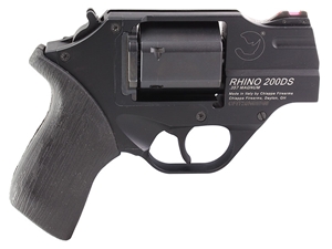 Chiappa Rhino 200DS .357Mag 2" 6rd Revolver, Black w/ Leather Holster