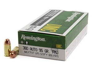 Remington UMC .380 ACP 95gr FMJ 50rd