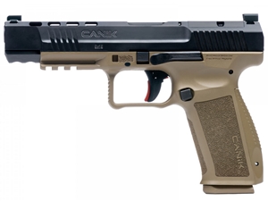 Canik Mete SFX 9mm 5.2" Pistol, Black/FDE