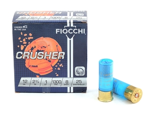 Fiocchi Exacta Target Crusher 12 Gauge 2.75" 1 oz 8 Shot 25rd