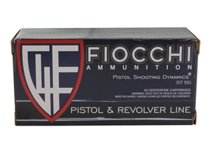 Fiocchi Shooting Dynamics .357 SIG 124gr FMJ 50rd