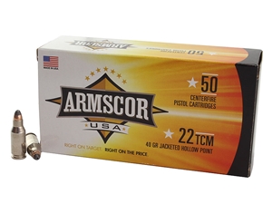 Armscor 22 TCM 40gr JHP 50rd