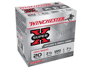 Winchester Super X 20GA 2.75" 7.5 Shot 1oz 25rd