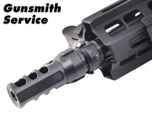 Gunsmith Service: Pin/Weld Permanent Muzzle Device