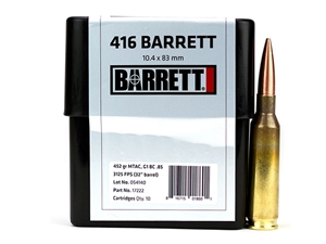 Barrett .416 Barrett 452gr MTAC BTHP 10rd 17222