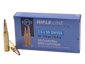 PPU 7.55x55mm Swiss 174gr SP 20rd