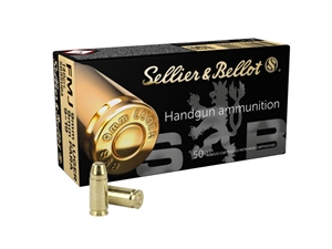 Sellier and Bellot 9mm Subsonic 140gr FMJ 50rd