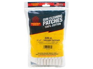 Shooter's Choice 500 pack 1” Cleaning Patches