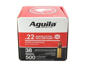 Aguila Super Extra .22LR 38gr HP 500rd