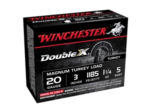 Winchester Double X Turkey 20GA 3" #5 1 1/4oz 10rd