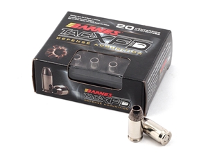 Barnes TAC-XPD .380ACP 80gr Lead-Free HP 20rd