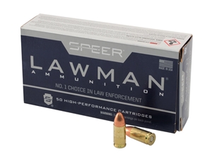 Speer Lawman Clean Fire 9mm 124gr TMJ 50rd