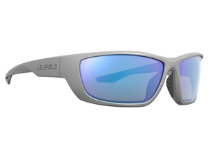 Leupold Performance Eyewear Cheyenne - Matte Gray, Blue Mirror Glasses