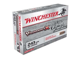 Winchester Varmint X 243 Win. 58gr Poly Tip 20rd