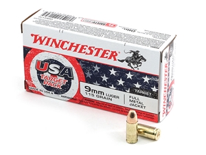Winchester 9mm 115gr FMJ USA 50rd