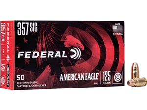 Federal American Eagle .357 Sig 125gr FMJ 50rd