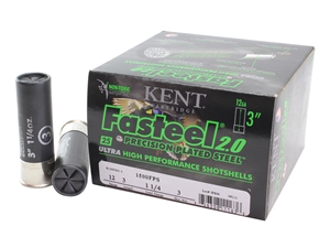 Kent Cartridge Fasteel 2.0 12GA 3" 1 1/4oz #3 Shot 25rd