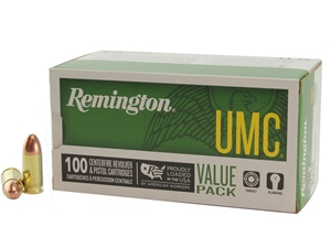 Remington UMC 9mm 115gr FMJ 100rd