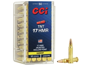 Federal CCI TNT .17 HMR 17gr Jacketed Hollow Point 50rd