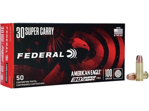 Federal American Eagle 30 Super Carry 100gr FMJ 50rd