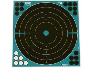Girls With Guns Splash Adhesive Bullseye Target 12" 5pc