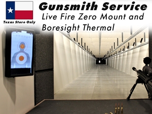 Gunsmith Service: Live Fire Zero Mount and Boresight Thermal 