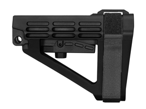 SB Tactical SBA4 AR15 Adjustable Pistol Stabilizing Brace, Black