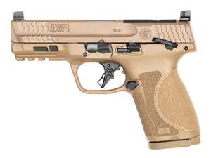 Smith & Wesson M&P9 M2.0 Compact Optics Ready 4" Thumb Safety 15rd FDE