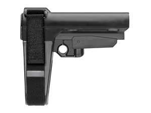 SB Tactical SBA3 AR15 Adjustable Pistol Stabilizing Brace, Black