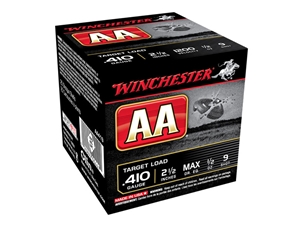 Winchester AA .410 GA 2 1/2" 1/2oz 9 Shot 25rd