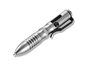 Benchmade 1121 Shorthand Tactical Pen, Brushed Stainless Steel