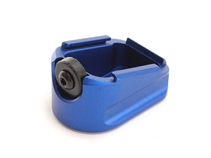 Warne CZ 75 9mm Magazine Extension, +2 - Blue