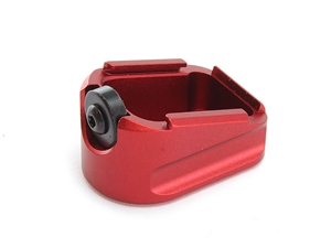 Warne CZ 75 9mm Magazine Extension, +2 - Red