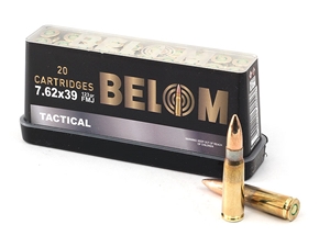 Belom Tactical 7.62x39 123gr FMJ 20rd