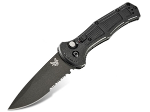 Benchmade Knives Claymore Black Auto 3.6" Black Serrated