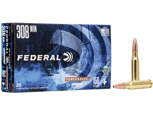 Federal Power-Shok .308WIN 150gr Copper HP Lead-Free 20rd