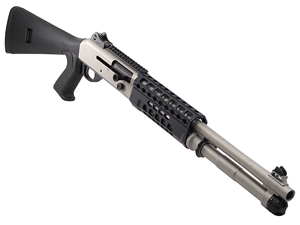 Benelli LE M4 H2O Multirail Pistol Grip Stock 12GA 18.5" 8rd Shotgun, Titanium - LE ONLY